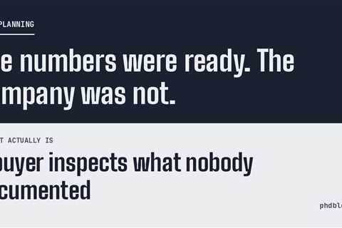 What a Buyer Inspects That an Owner Never Documents